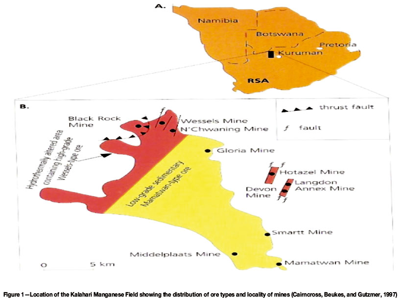 The manganese ferroalloys industry in southern Africa