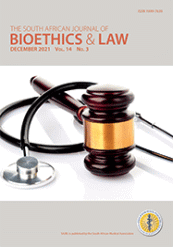 South African Journal of Bioethics and Law