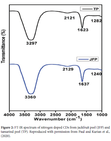 Carbon dots derived from biomass and their application towards